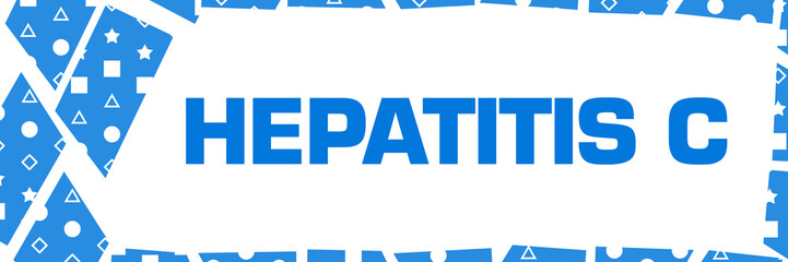 Hepatitis C Blue White Chunks Left Border 