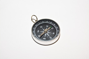 Compass on white.