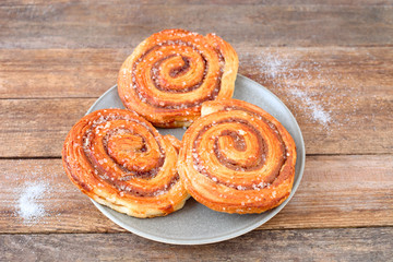 Blätterteig-Zimtschnecken	