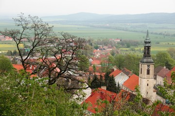 landscape with church