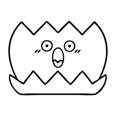 line drawing cartoon water lilly