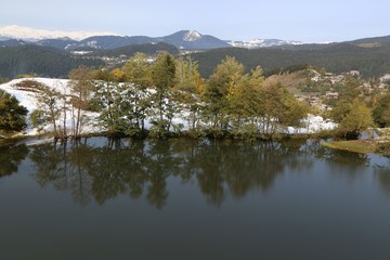 Fototapeta premium gorgeous lake landscape photos.artvin/savsat/turkey
