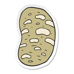 sticker of a cartoon potato