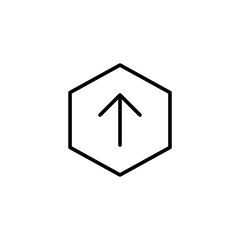 Upload and download icon. Attachment sign