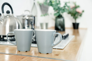 cup of coffee on the table