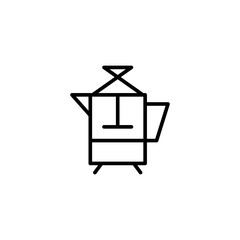 Teapot icon. Kitcken sign