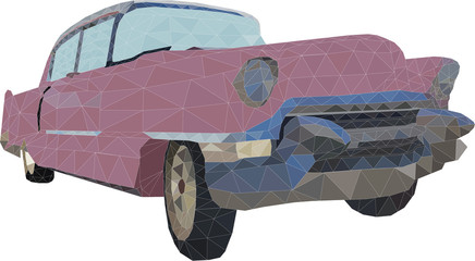 Cadillac low poly