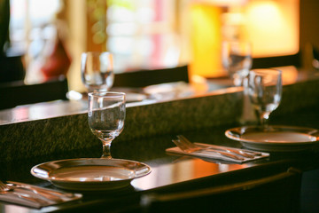 Restaurant Table Setting