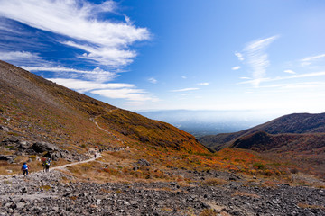 那須岳の紅葉と遠景#7