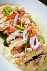chicken with rice and vegetables