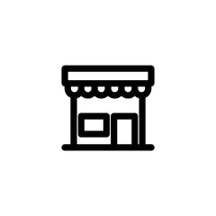 Store icon. Market sign