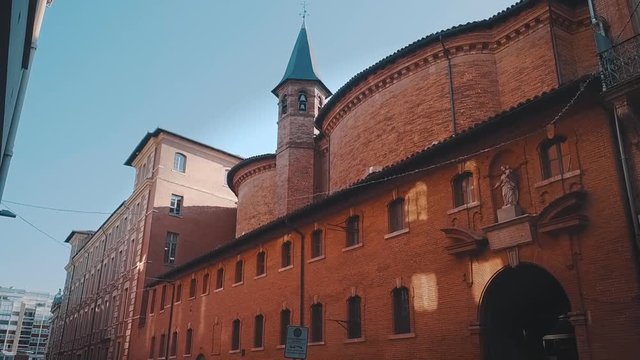 toulouse basilique saint sernin brick church medieval