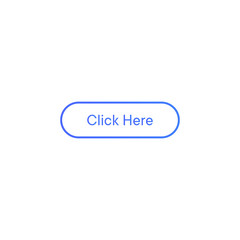 Click here vector icon, point button symbol. Simple, flat design for web or mobile app