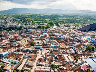 Obraz premium Aerial view of Sancti Spiritus city, Cuba