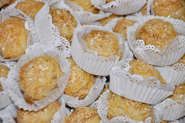 Moroccan biscuits are served with tea. Moroccan biscuits are offered at the wedding and Eid al-Fitr. cookies morocco
