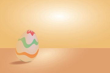 Illustration of Easter Egg 3D