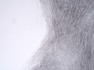 line pencil on white paper abstract background and texture.