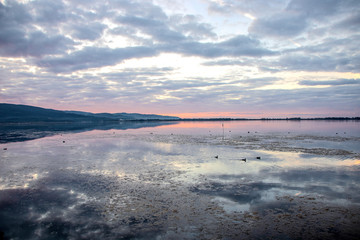 Obraz premium Orbetello lagoon