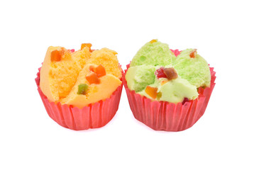 Thailand dessert.Thai Rice Flour Muffin.