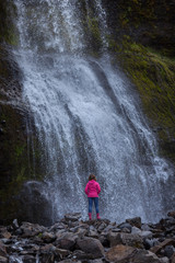 Waterfall near Svodufoss on west side of Snaefellsnes peninsula at Iceland