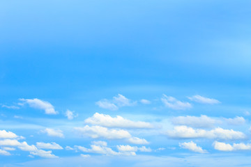 Fototapeta premium Soft blue sky background and white clouds in sunny day