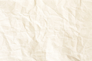 Old brown crumpled paper background texture
