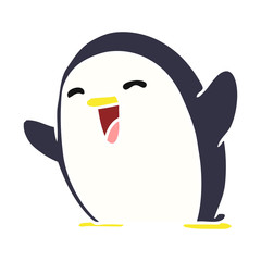 cartoon kawaii of a cute penguin