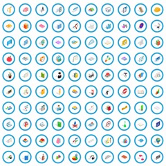 100 education icons set in isometric 3d style for any design vector illustration