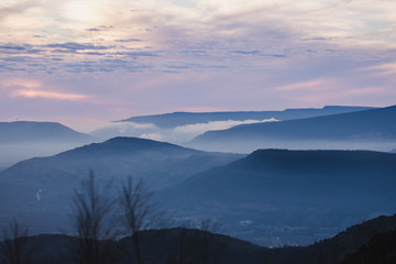 Obraz premium sunrise in the mountains