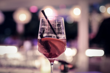 Party on Friday night just one glass of cocktail