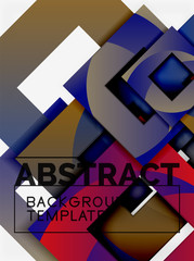 Modern geometric abstract background