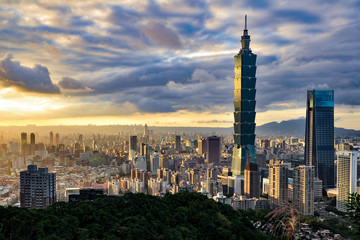 Fototapeta na wymiar Taipei 101 Tower Taipeh Taiwan