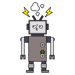 cute cartoon robot