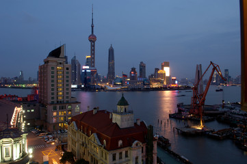 Fototapeta premium shangai bussines district