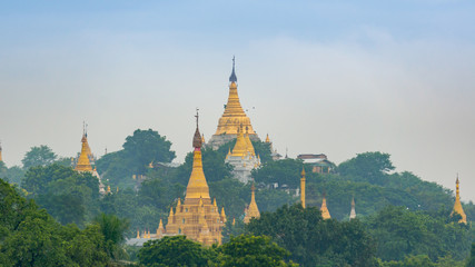 Temples of Myanmar an ancient city located. 16:9