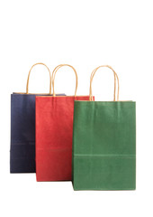 paper colored shopping bags