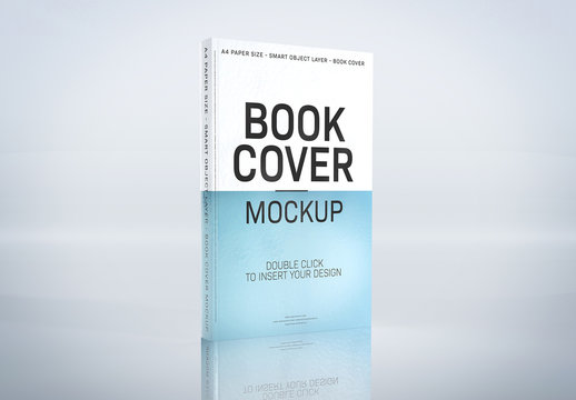Book Side View Mockup