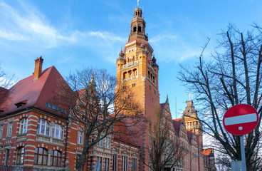 Szczecin Poland Polska Polen Akademia Morska Wały Chrobrego Muzeum Narodowe National Museum naval Academy taras hakena