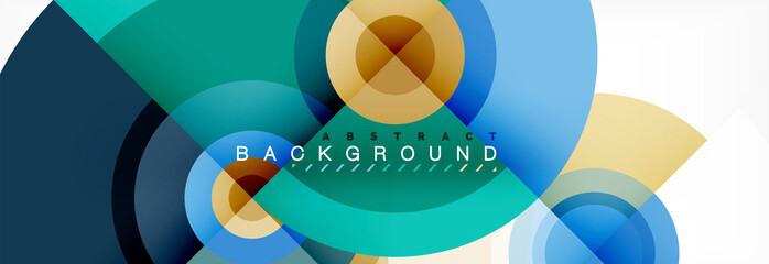 Modern circle background