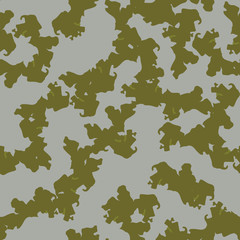 Field camouflage of various shades of green and gray colors