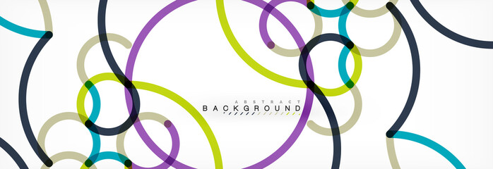 Abstract color lines on white. Modern colorful flow poster wave. Art design for your project