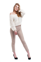Fototapeta premium Portrait of beautiful young woman