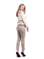 Portrait of beautiful young woman