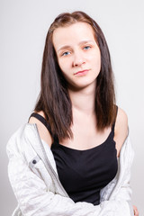 Obraz premium Beauty girl portrait