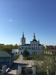 Fototapeta na wymiar church in siberia