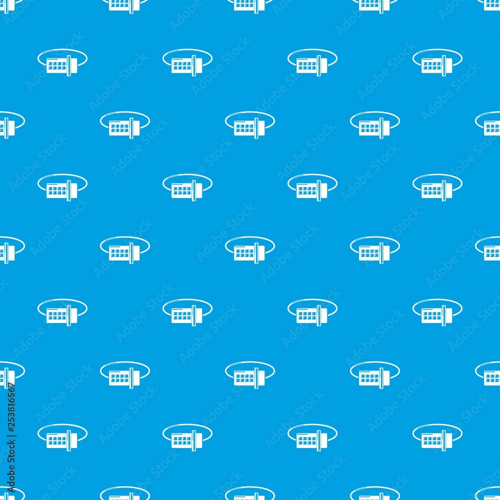 Poster lock code pattern vector seamless blue repeat for any use