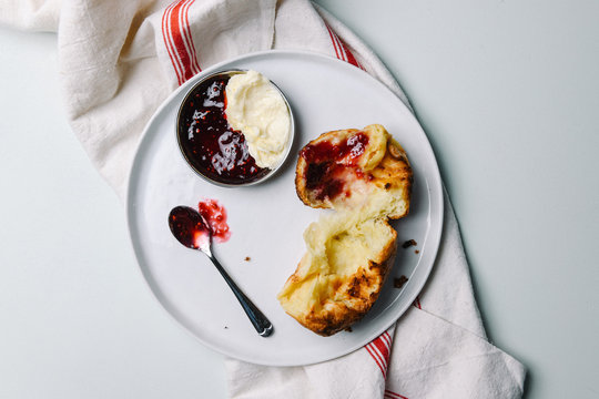 Popovers with Butter and Jam