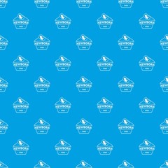 Newborn pattern vector seamless blue repeat for any use