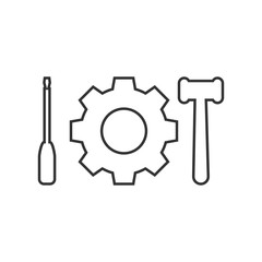 Tools icon design template vector isolated