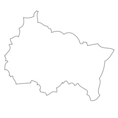 Grand-Est - map region of France